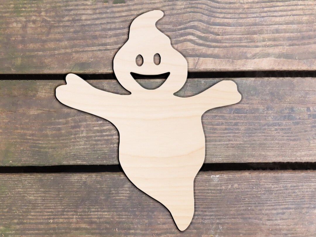 Wood Ghost Cutout, Wooden Ghost Cutout, Halloween Cutout, Wood Ghost