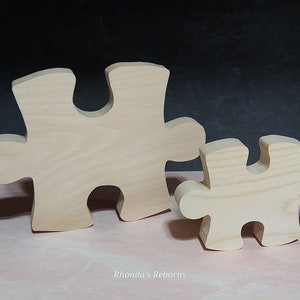 unfinished wood puzzle piece, free standing wooden puzzle piece, wood puzzle tier tray cutouts, DIY game tier tray, Unfinished puzzle decor