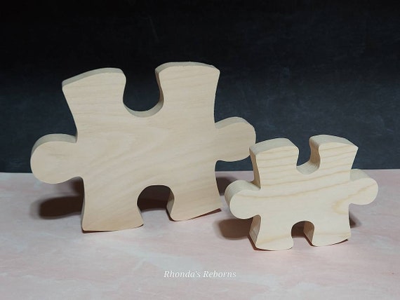 6 Pcs Small Wood Trays Storage Wooden Unfinished Mini Puzzles