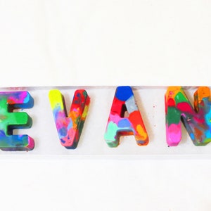 Name Crayons, Fast Ship, Rainbow Crayons, Personalized Crayons, Personalized Name Crayons image 2