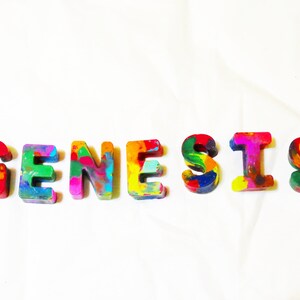 Name Crayons, Fast Ship, Rainbow Crayons, Personalized Crayons, Personalized Name Crayons image 5