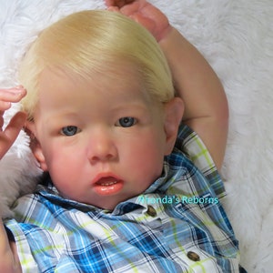 Reborn Doll, Liam by Bonnie Brown, Toddler Reborn Babies, Custom Reborn Baby Boy or Girl