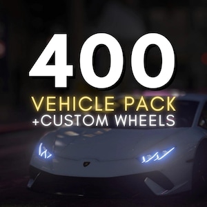 FiveM Car Pack – 440+ Add-On Vehicles & Wheels | Real Cars, Motorcycles, Trucks + Vehicle Names Script | GTA V FiveM Ready