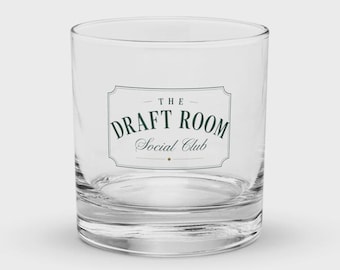 The Draft Room Rocks glass
