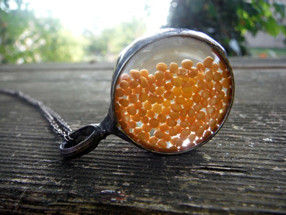 Etsy mustard seed sale necklace