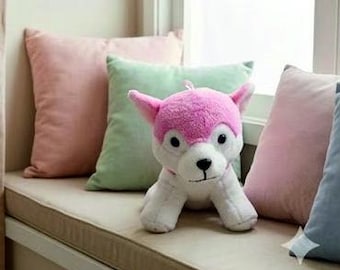 Handmade Plush Dog Toy – 10 inch Soft Stuffed Puppy, Kids Companion