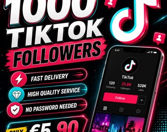 1000 TikTok Anhänger – Nur 5.90