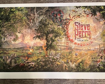 Steve Perry signed Traces lithograph 169/200