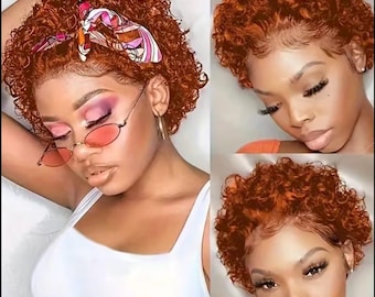 HD Transparent Lace wigs- 100% Human Hair, Natural Look, Soft & Glueless