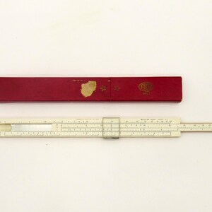 Slide Rule Sun Hemmi Japan FF Frederick Post Co No 1447 in Box