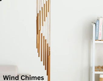 Large Metal Wind Chimes Outdoor Garden Decor 18 Tube Wind Chime Nordic Style Patio Hanging Relaxing Sound Yard Decoration