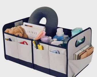 Car Trunk Organizer Foldable Oxford Storage Box Large Capacity Auto Storage Organizer for SUV Sedan Travel Accessories