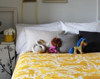 OTOMI FABRIC - Made To Order - Single Colour - Animal, Bird & Plant Design