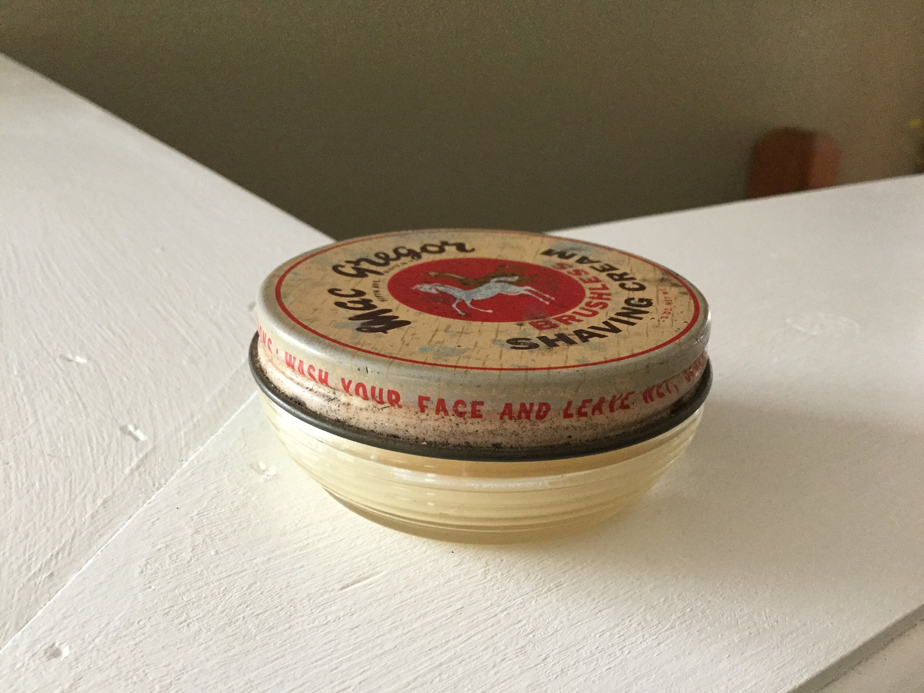 MacGregor shaving cream jar Etsy