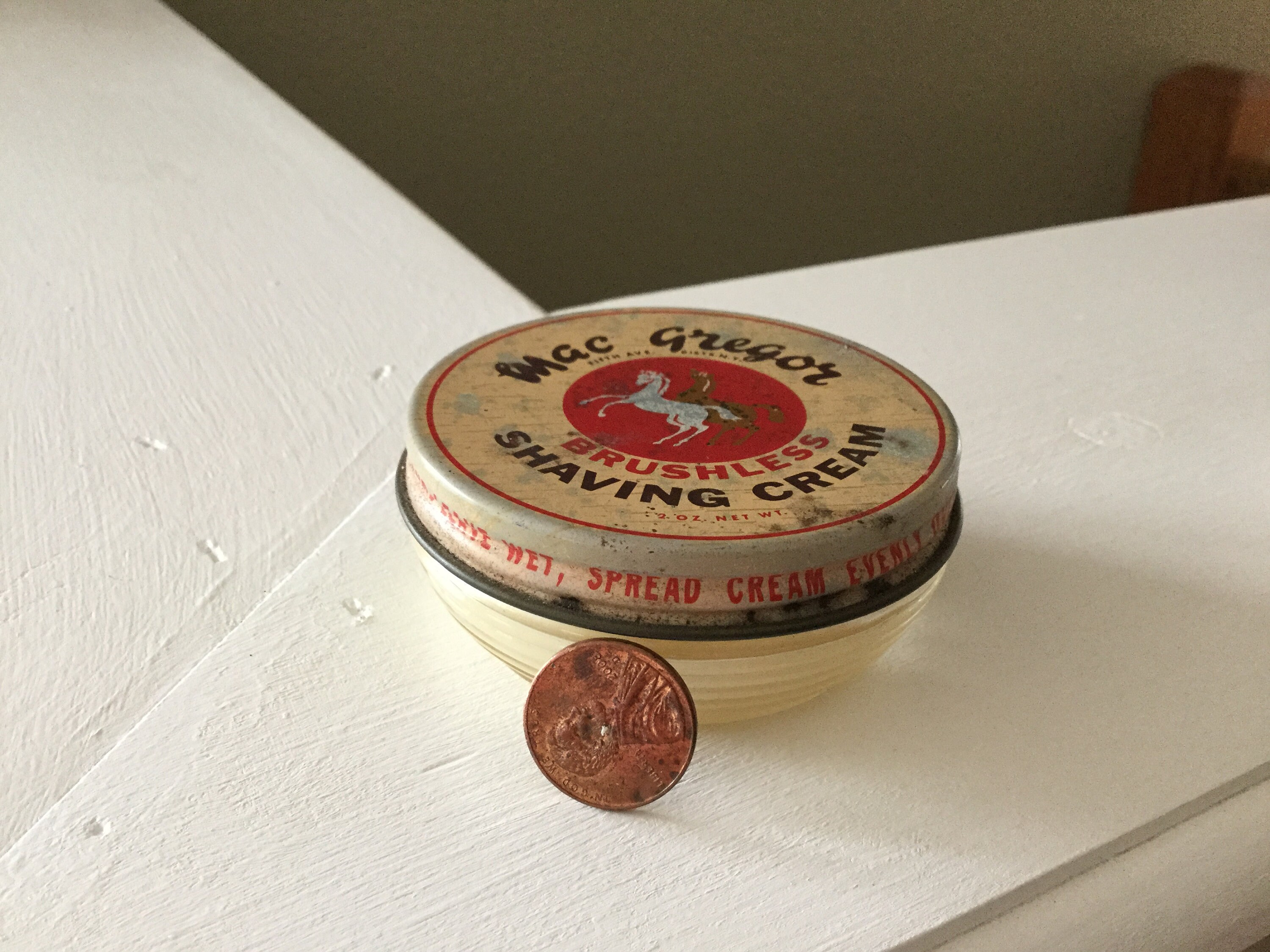 MacGregor shaving cream jar Etsy