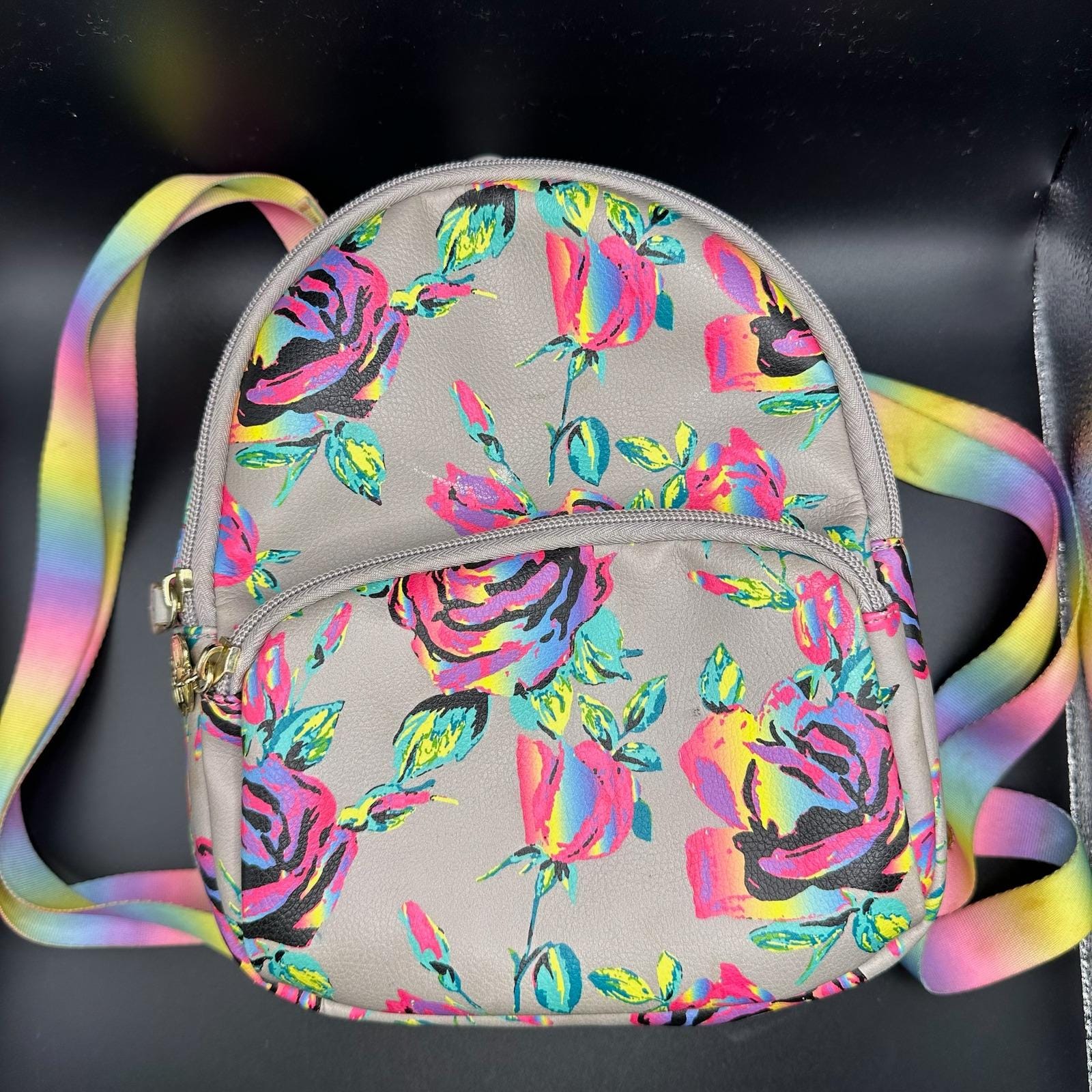 BETSEY JOHNSON RAINBOW LUV BETSEY SMALL BACKPACK BETSEY ♥️ JOHNSON. RAINBOW LUV BETSEY | Mercari main image 3