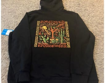 Columbia Mirror CSC Hoodie Mens Small Black Desert Graphic NWT- RARE