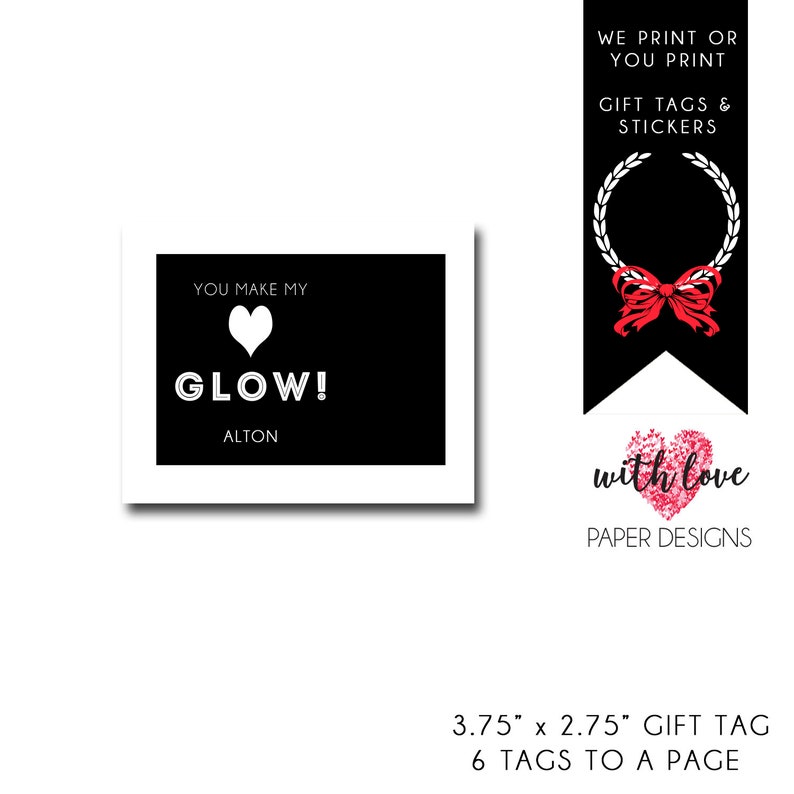 On your own Deliver My Middle Shine Valentine Printable Valentine Valentine Reward Tag Custom-made Reward Tag Do it yourself Reward Tag photograph relating to You Make My Heart Glow Printable named By yourself Create My Middle Shine Valentine Printable Valentine Valentine Present Tag Custom made Reward Tag Do it yourself Reward Tag