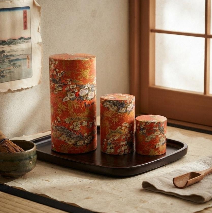 Japan Vintage Metal Canisters - Etsy