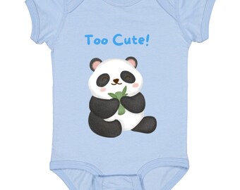 Panda Cutie 4424 Infant Fine Jersey Bodysuit