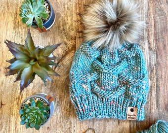 Inlet Beanie in Seagreen