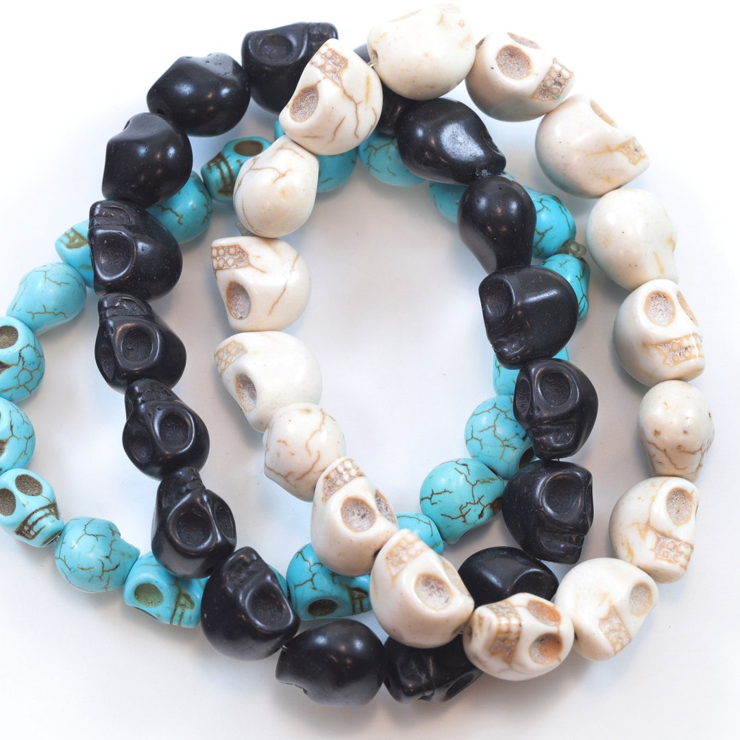 Turquoise shop skull bracelet