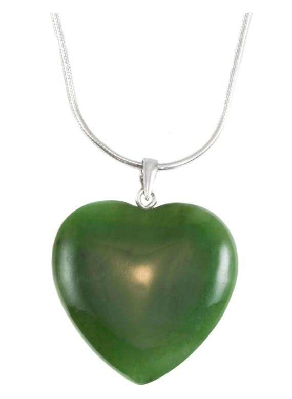Large jade sale necklace
