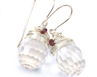 Spyglass Designs Wire Wrapped Earrings Created With Disco Ball
