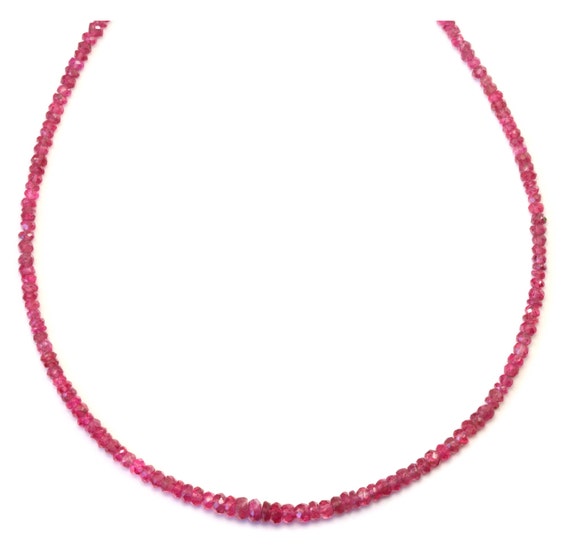 Red outlet spinel necklace