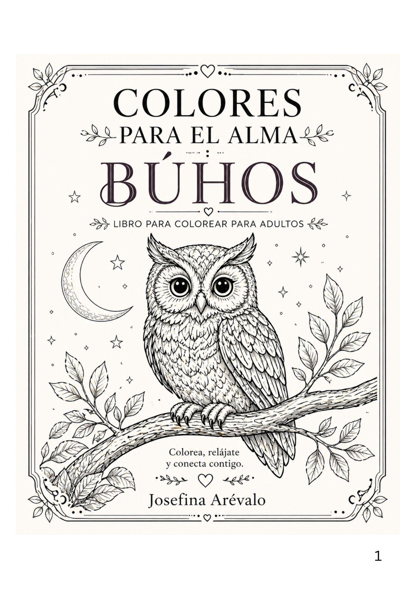 Adult Coloring Book Owls | Mindfulness, Stress Relief, Calming Pages (Digital Download)