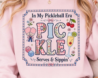Pickleball Era Coquette PNG, Sublimation Design, DTF Print File (Instant Download)