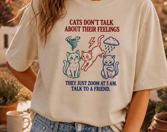 Funny Cat Shirt, Mental Health Awareness, Counselor Psychologist Gift