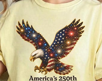 America's 250th Birthday Shirt 1776-2026 Eagle Fireworks Patriotic fourth of july shirts USA Independence Day Anniversary Gift Men Women