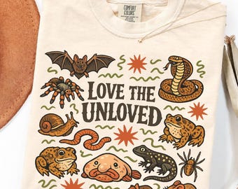 love the unloved comfort colors shirt Cute Weird Animal Tee Bug Lover Gift Entomology Shirt science lover shirt biology teacher gift
