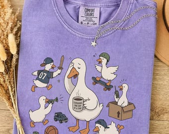 Comfort Colors® Funny Boy Mom Goose Shirt, Cute Boy Mom Tee, Boy Mom Shirt. proud boy mom shirt, mom gift from son, boy Mom Mothers Day Gift