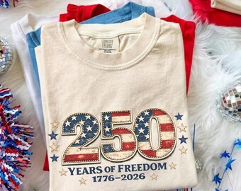 America 250 Years of Freedom 1776-2026 Shirt, Patriotic USA Semiquincentennial Gift, 4th of July Independence Day Tee, 4th july family shirt