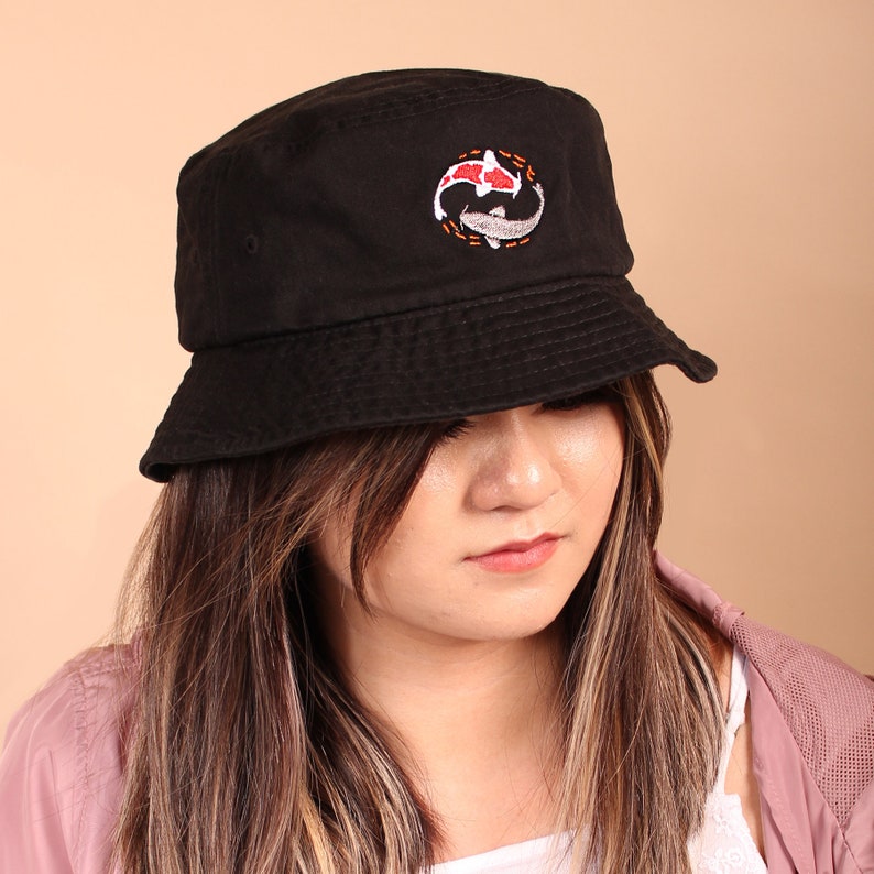 Koi Harmony Bucket Hat Black