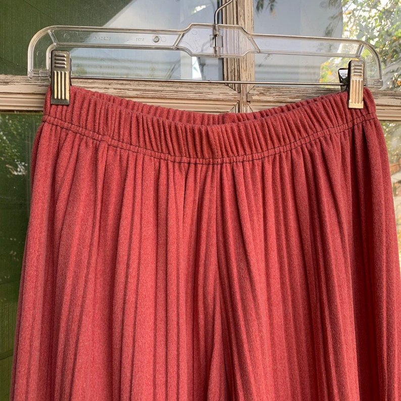 High Waisted Coral Palazzo Pants
