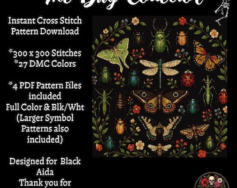 The Bug Collector Cross Stitch Pattern PDF