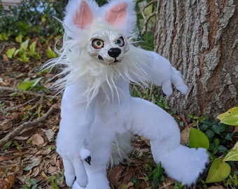 Were Pup Posable Art Doll Albino