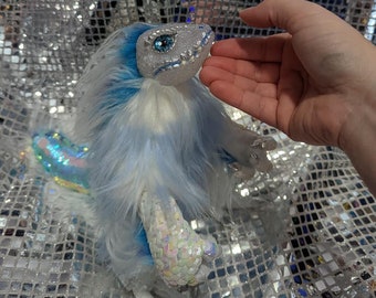 Baby Raptor Posable Art Doll Snow