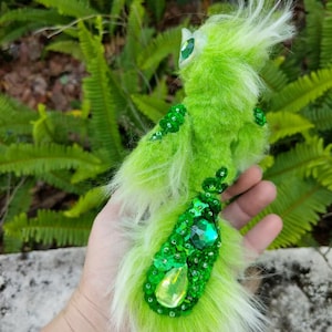 Green Spring Phoenix Hatchling Posable Art Mini Doll