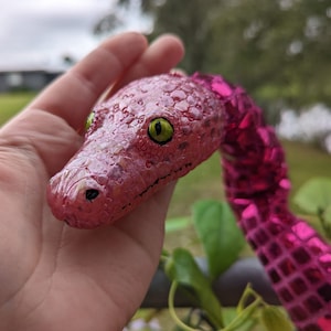 Snake Posable Art Doll Pink