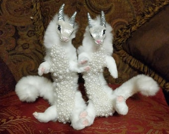 Mini Scaled Asian Dragon Posable Art Doll Custom Commission