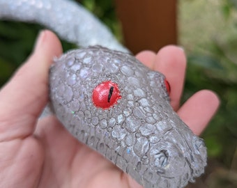 Snake Posable Art Doll Albino