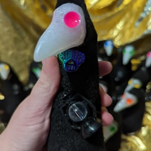 Plague Doctor Sitter Art Doll