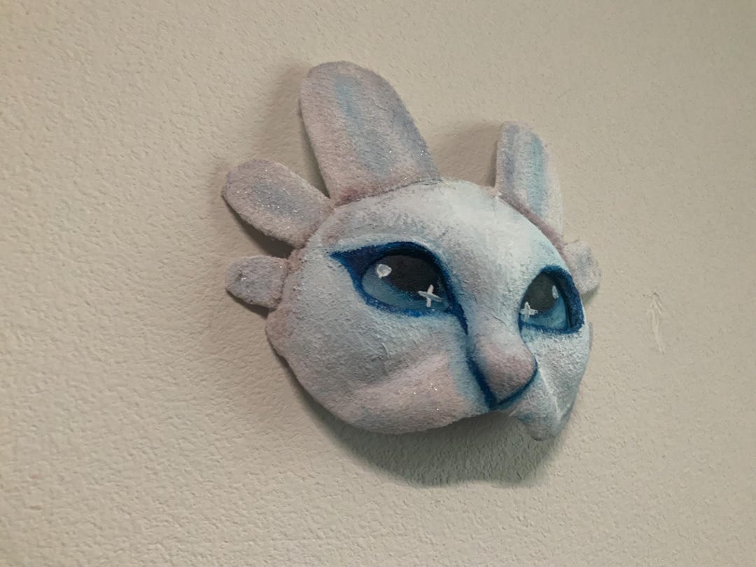 Light Fury HTTYD Alterhuman Mask - Etsy Australia