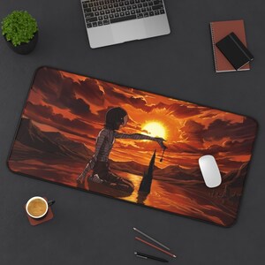 Berserk 1997 Griffith Crimson Behelit Eclipse Scene | Anime Desk Mat