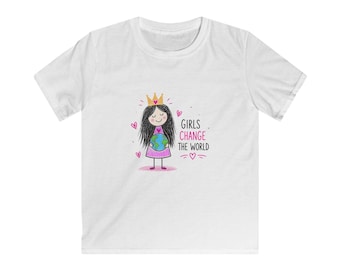 Maglietta "Girls Change the World" per ragazze