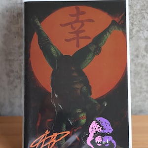 TMNT #1 - "Michaelangelo" NYCC 2023 Virgin Foil | LTD 250 | Signed + Remarked by Aaron Bartling